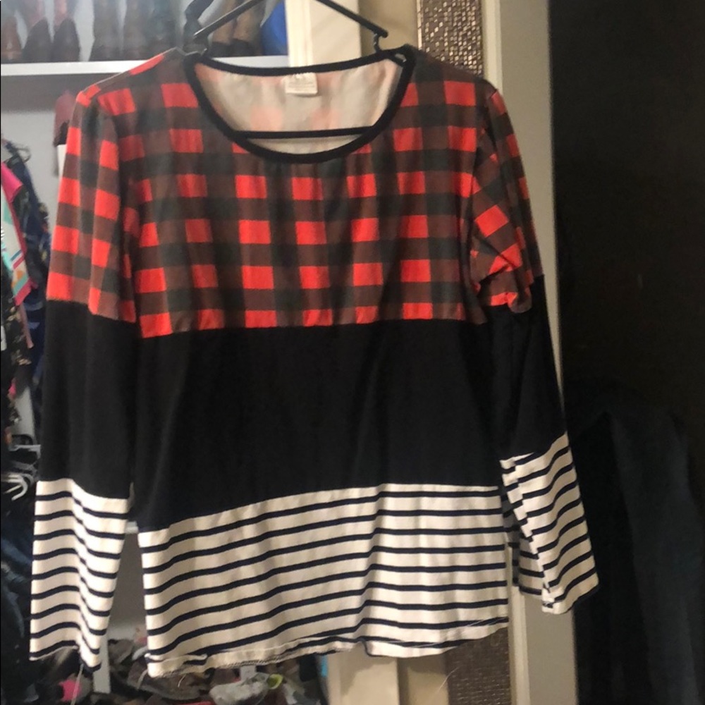 Buffalo, black, stripe color block tunic